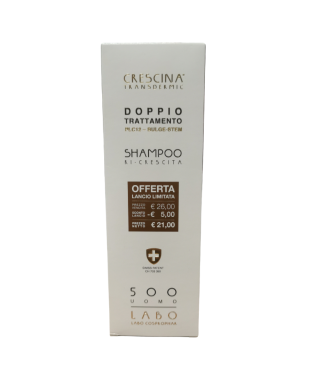 CRESCINA DOPPIO TRATTAMENTO PLC12 SHAMPOO RI-CRESCITA 500 UOMO