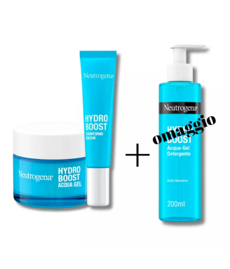 Neutrogena Hydro Boost idratazione crema viso contorno occhi+detersione omaggio