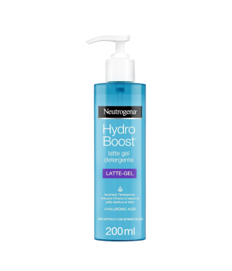 Neutrogena Hydro Boost latte gel detergente idratante pelle rimuove trucco impurità