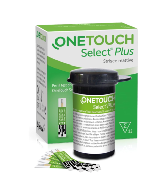 One touch select plus strisce reattive per misurazione glicemia 20 confezioni